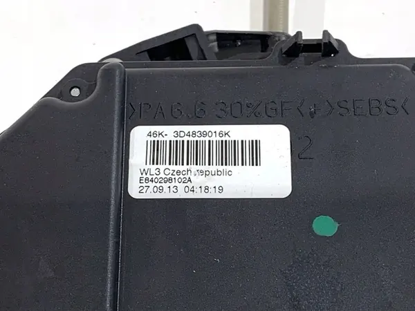 Hintere Rechte Türschloss VW Phaeton Limousine 3D4839016K image 4