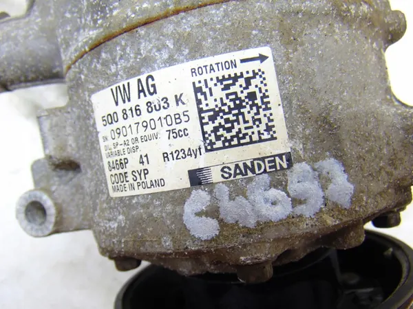 Compressore Aria Condizionata VW Passat B8 Audi Seat Skoda 5Q0816803K image 4