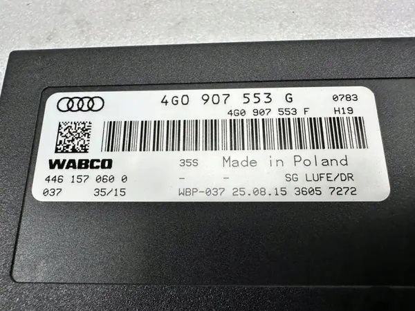 Module de contrôle suspension Audi A7 4G 2016 4G0907553G image 3