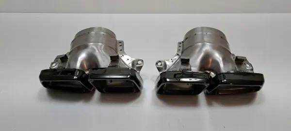Embouts d'échappement noirs Mercedes ML W166 OEM image 6