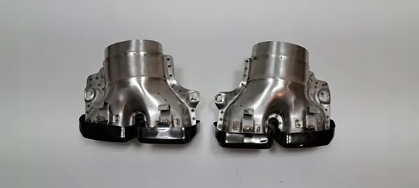Embouts d'échappement noirs Mercedes ML W166 OEM image 7