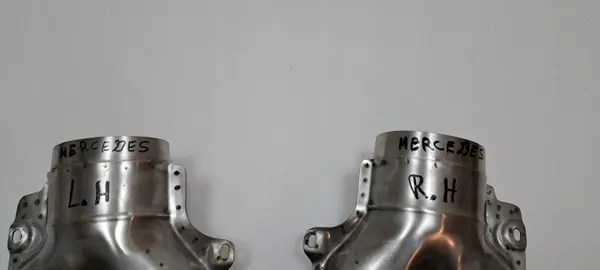 Embouts d'échappement noirs Mercedes ML W166 OEM image 9
