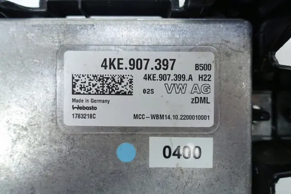 Module de Commande d'Arbre à Cames Audi OEM 4KE907397/4KE907399A image 4