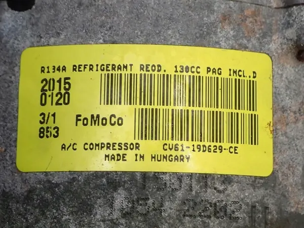 Compressor CV61-19D629-CE para Ford Kuga II 1.5 image 4