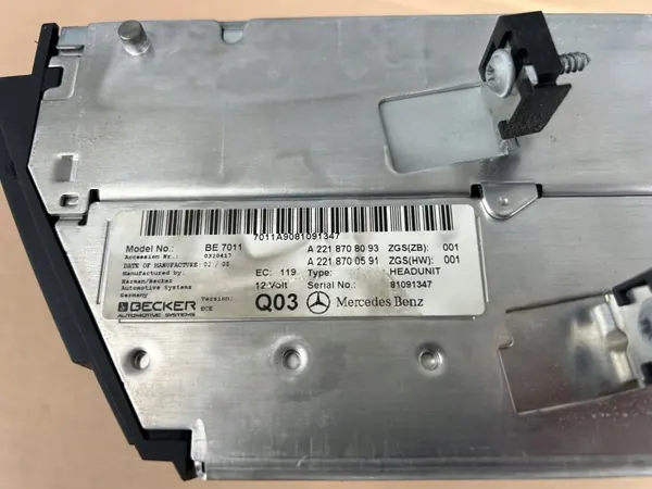 Changer CD Mercedes OEM cbmW221ak9 pour W221/W216 image 4