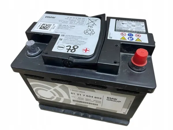 AGM-akku OEM 9364591 12V 60Ah BMW:lle image 2