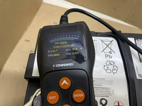 AGM-akku OEM 9364591 12V 60Ah BMW:lle image 6