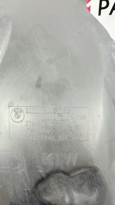 BMW F32 F33 F36 Voor rechter spatbord OEM BB1 7260730 image 7