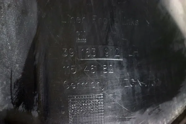 OPEL INSIGNIA B II Front Left Wheel Arch 18r- OEM 39163912 image 4