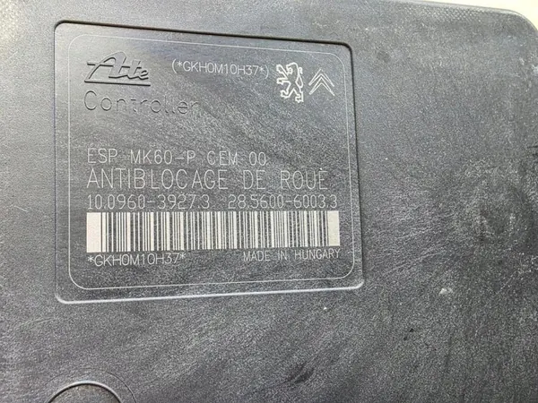 Pompe ABS OEM 9676244380 pour Citroen Peugeot 207 image 3