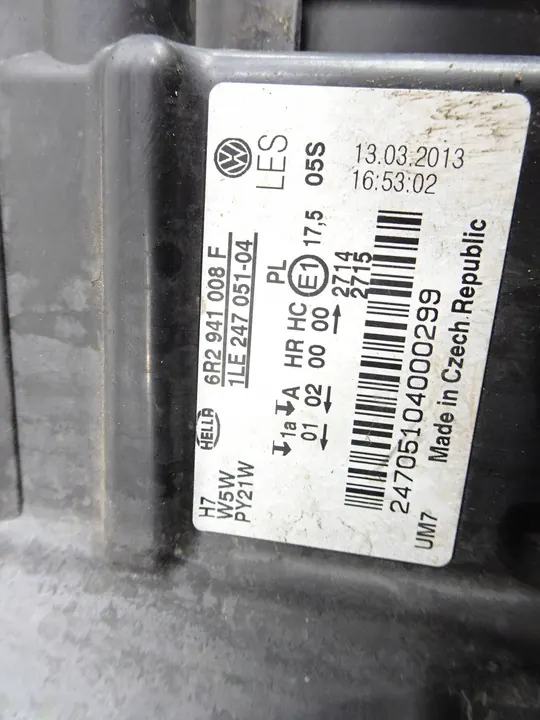 Farol Dianteiro Direito Volkswagen Polo V 6R 6R2941008F image 8