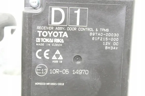 Zentralverriegelungsmodul OEM 897A00D030 Toyota Yaris image 4