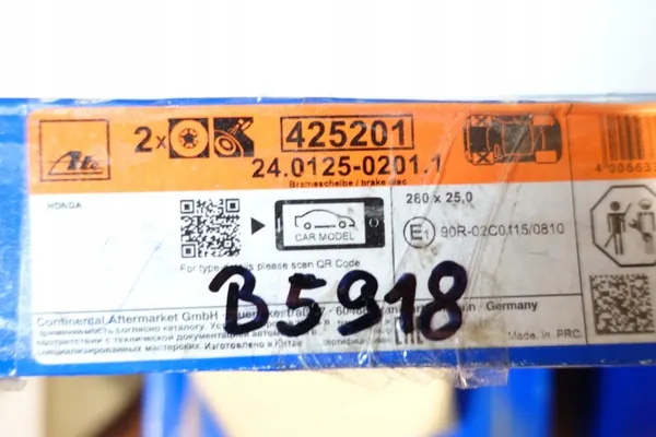 ATE 24.0125-0201.1 Remschijf - Gebruikt OEM-onderdeel image 10