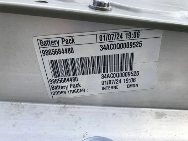 OEM 9865684480 Accu 81Ah voor Peugeot E-3008/E-5008 image 5