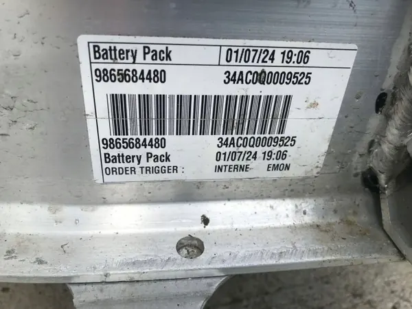 OEM 9865684480 Accu 81Ah voor Peugeot E-3008/E-5008 image 9
