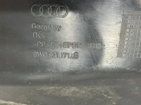 Aleta delantera izquierda Audi A4 B9 OEM 8W0821171G image 5