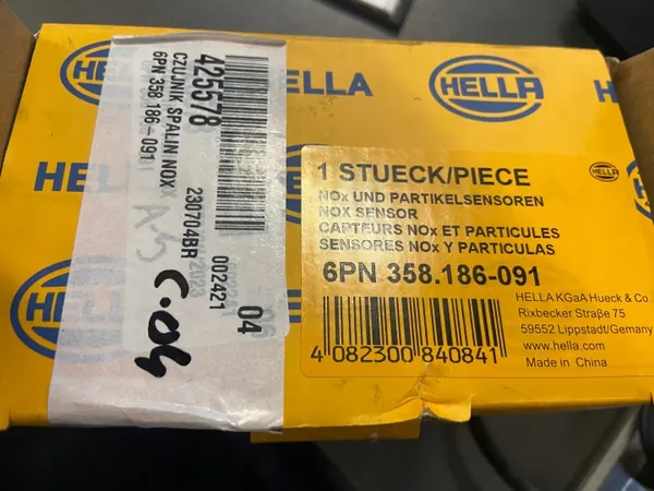 Sensor NOx Hella 6PN 358 186-091 para catalisador image 5