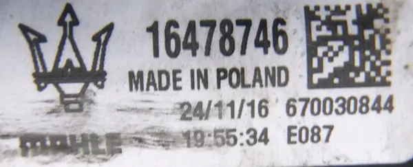 Chłodnica wody Maserati Ghibli benzyna 16478746 image 3