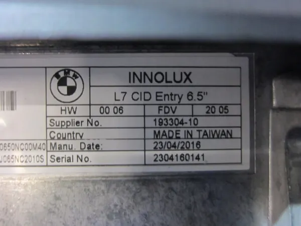Pantalla Navegación CIC OEM 9270393 para BMW F30 F31 F34 image 7