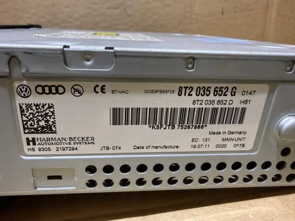 Lecteur SD Audi OEM 8T2035652G pour Navigation MMI image 9