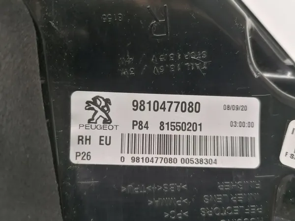 PEUGEOT 3008 II Luz Trasera Derecha 9810477080 image 6