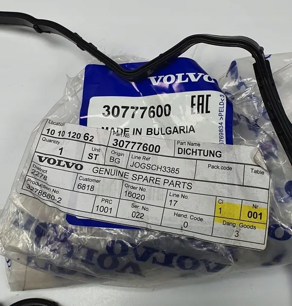 Volvo OE 30777600 Joint de Couverture de Soupape image 2