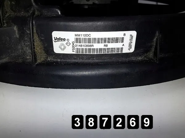 Jäähdyttimen tuuletin Renault Megane 2010 deflektorilla OEM mm112c 214810 image 6