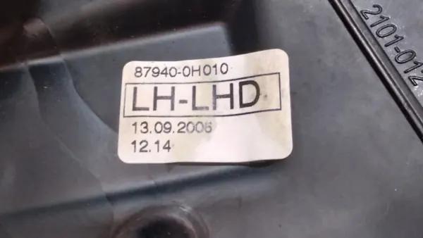 Espelho esquerdo Toyota Aygo I OEM 87940-0H010 image 6