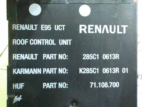 Module toit OEM 285C10613R pour Renault Megane III Cabrio image 4