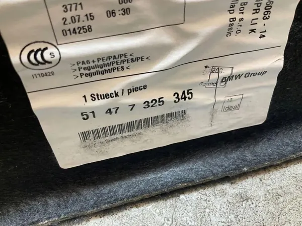BMW OE Inredningsdel OEM 7325345 - Begagnat skick image 5