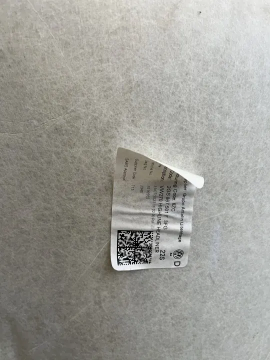 Teto VW T-Roc OEM 2GS867501F - Estado usado image 4
