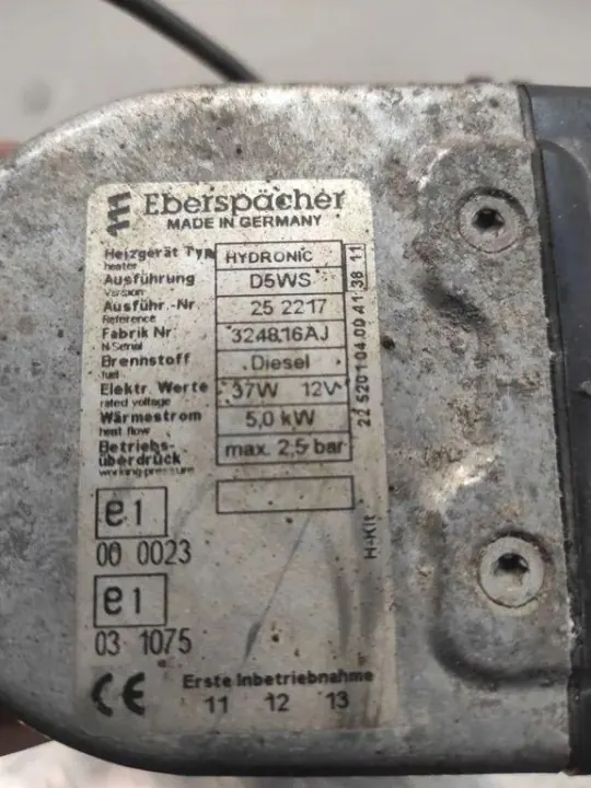 Audi A4 S4 B8 8K 2008 Webasto Standheizung OEM 252217 image 4