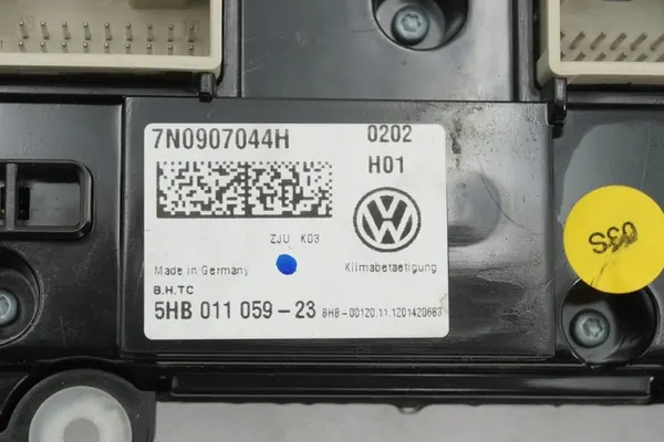 Panneau de climatisation VW Sharan 7N0907044H image 7