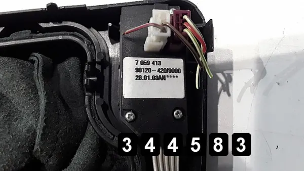 BMW Växelspaksomfattning OEM AM-344583 - Begagnad image 3