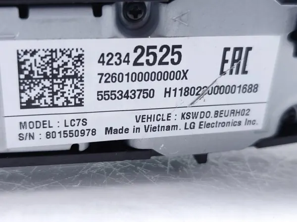 OEM 42342525 Vauxhall Insignia Radiopää 2018 image 7