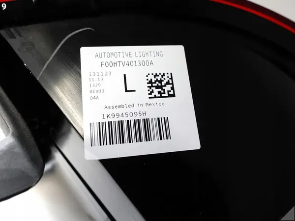 VW GOLF VI 6 VARIANT KOMBI 09-14 VÄNSTER BAKLJUS image 10