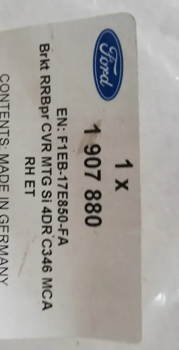 Supporto paraurti posteriore sinistro Ford Focus 2014- OEM 1907880 image 4