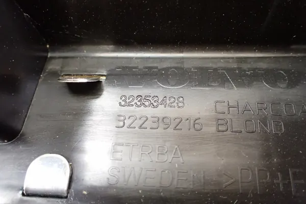Volvo XC90 II Rückensitzgurtabdeckung OEM 32353428 image 8