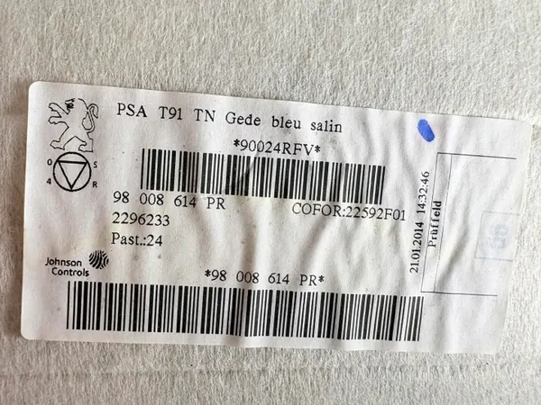 Plafonnier PEUGEOT 308 T9 OEM 98008614 - Occasion image 9