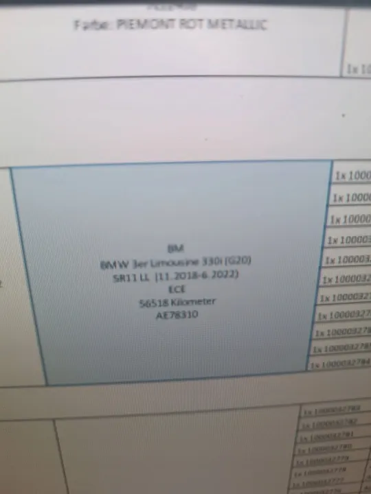 Caixa de transferência BMW OE usado OEM 5B58D39 image 7