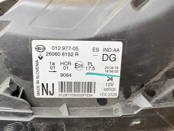 Farol dianteiro esquerdo LED completo Renault Captur Lift OEM 260606152R image 9
