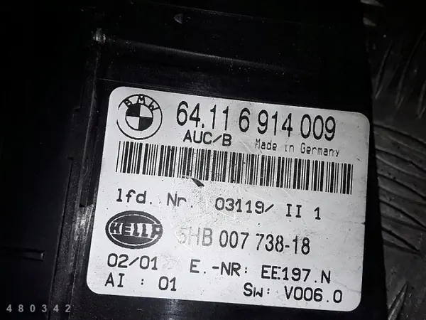 Módulo climatização BMW 64116914009 para Série 3 E46 image 3