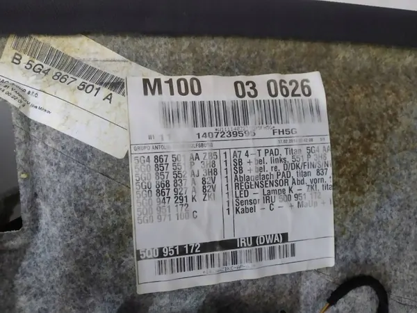 OEM 5907911199784 Musta GTI Kattoverhoilu image 5