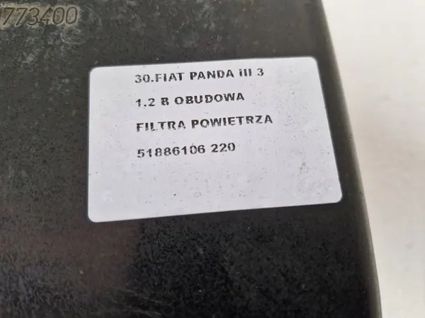 Fiat Panda III 1.2 Ilmansuodattimen Kotelo 51886106 image 2