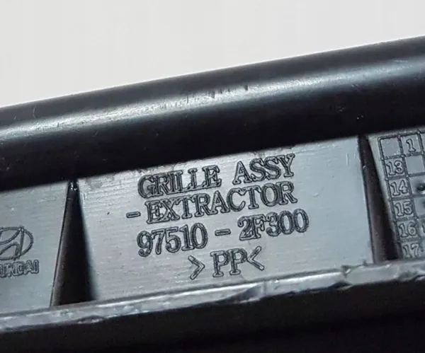 Hyundai Sonata Ventilatierooster OEM 975102F300 - Gebruikt image 4