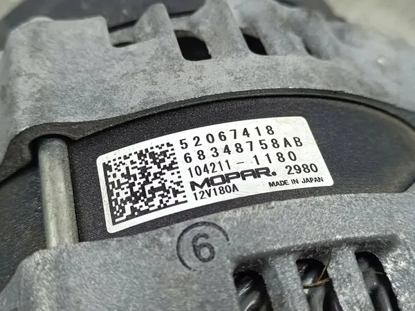 Alternaattori Jeep Cherokee 2019 52067418 image 4