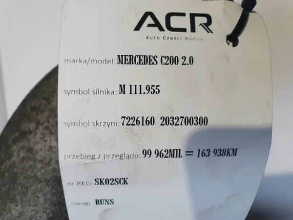 Compresor de sobrealimentación Mercedes W203 2.0 K A1110900980 image 9