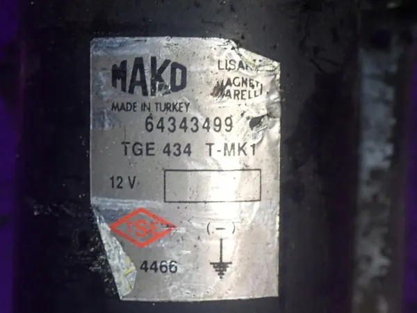 Pyyhkijämoottorin mekanismi FIAT ALBEA 04-12 64343499 5 Pin image 8