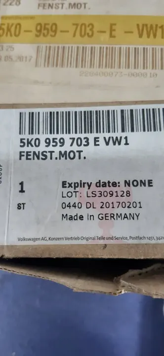 VOLKSWAGEN GOLF PLUS 05-14 Vasemman takaluukun moottori image 6