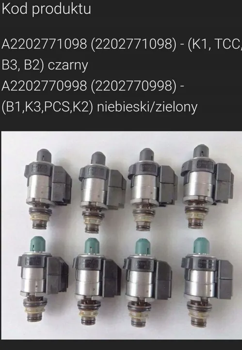 Lock Up -sähkösylinteri Mercedes 7G-Tronic 722.9 image 2